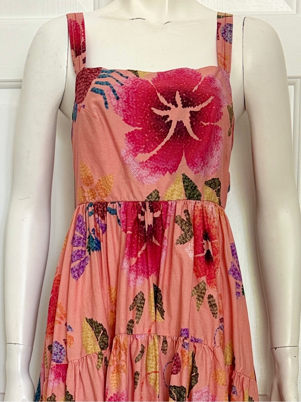 FARM RIO Floral Sea Midi Dress 
Sz Small - Picture 6 of 10